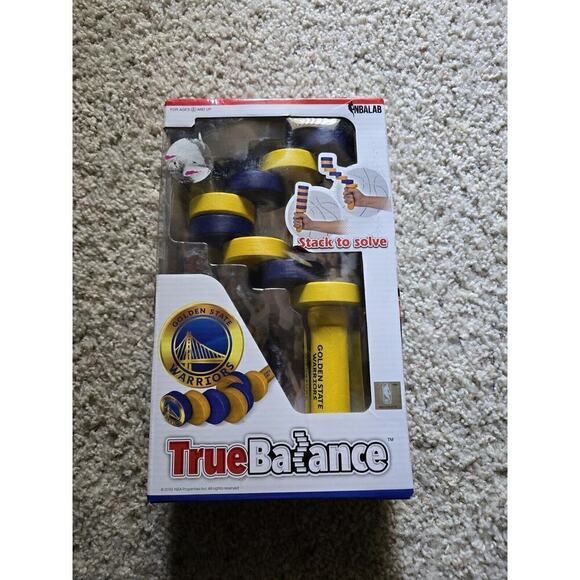 GOLDEN STATE WARRIORS CALIFORNIA NBA TEAM STACK TO SOLVE TRUE BALANCE GAME TOY - Picture 1 of 5
